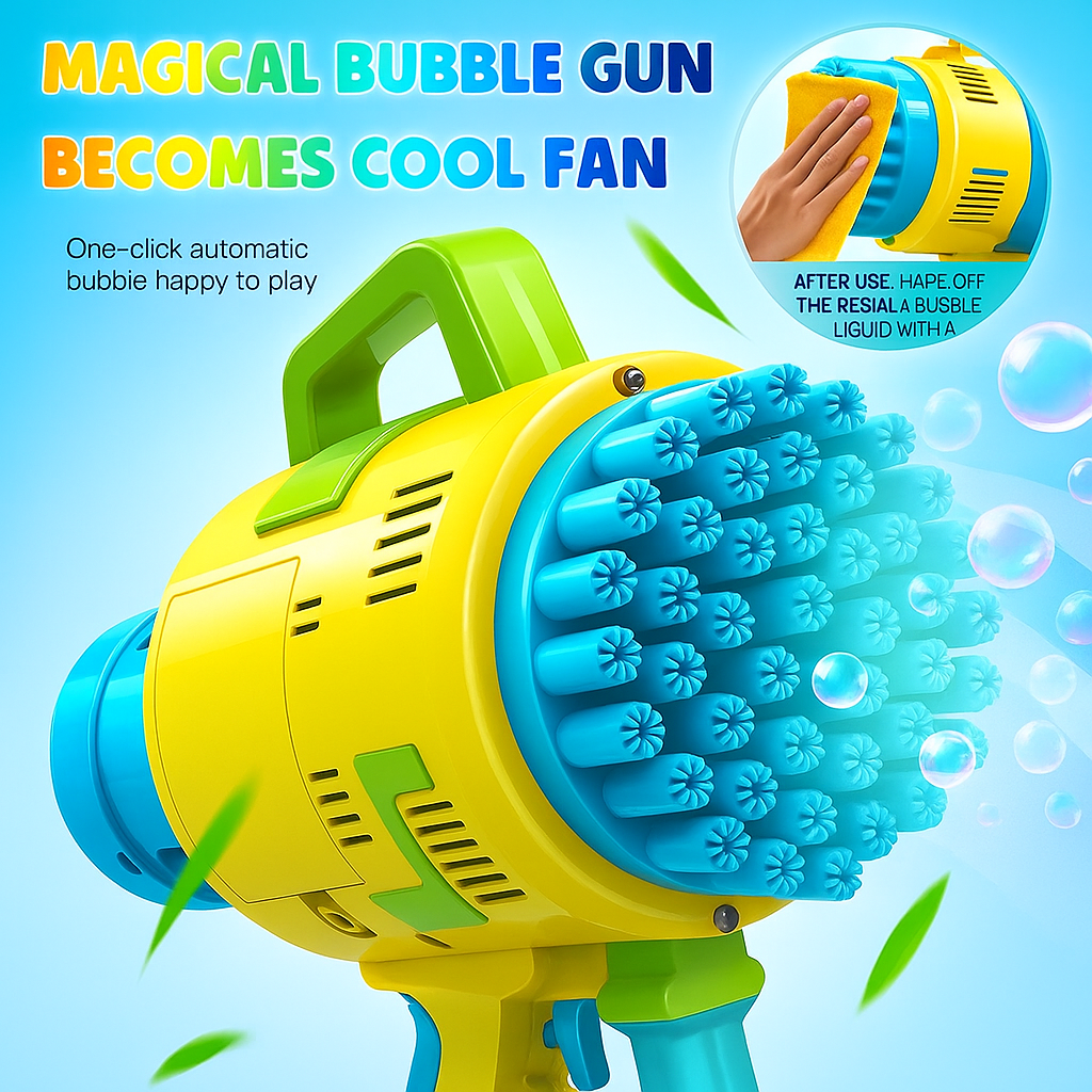 Rocket Electric Bubble Maker (48 Holes)