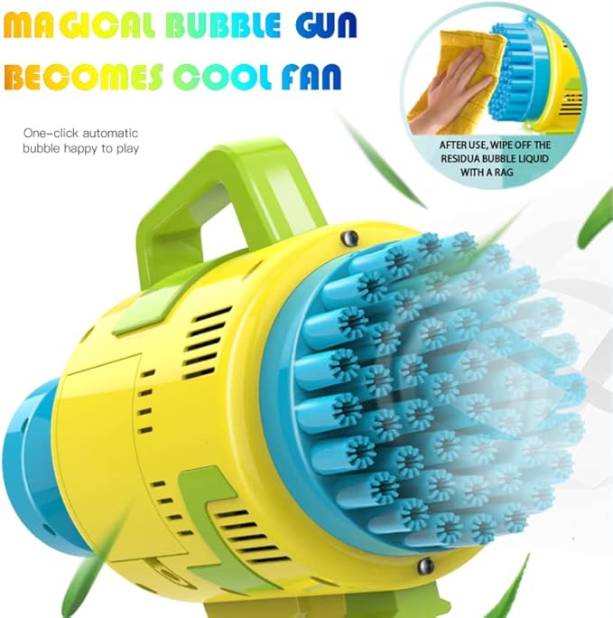 Rocket Electric Bubble Maker (48 Holes)