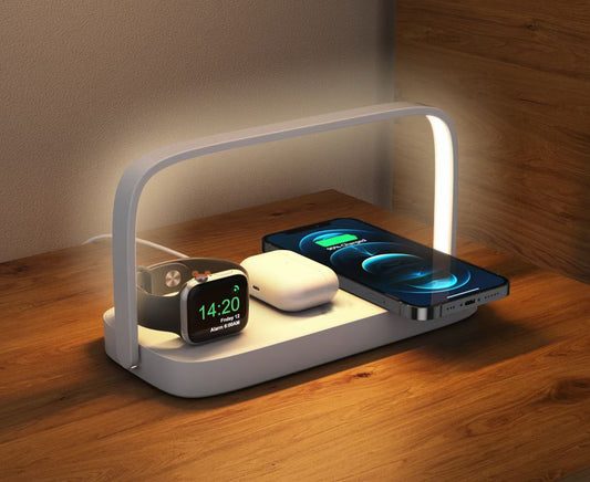 3-in-1 Wireless Charger with Night Lamp